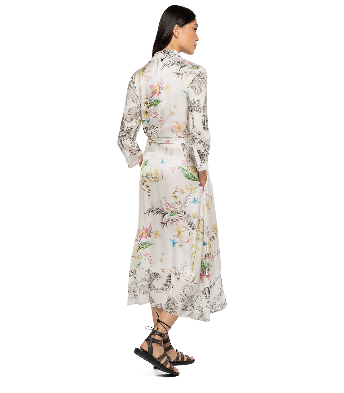 MIXプリント ビスコース ルレックスドレス 詳細画像 マルチ 2